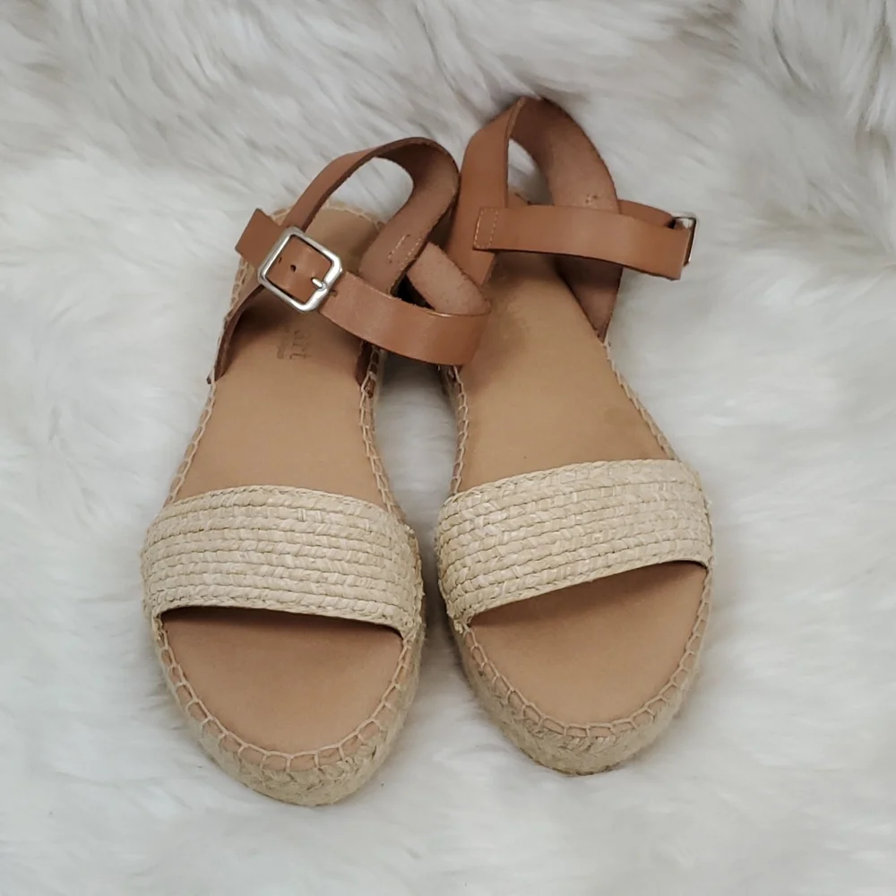 Apaseart Espadrille Sandals Women Size 8.5 US Euro 39